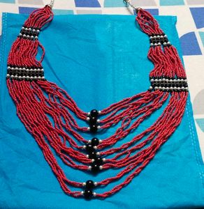 2* Red,&amp; Black Moti Mala