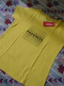 Samar Special Yellow Colour T-shirt