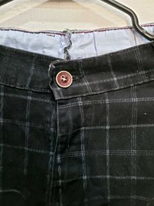 Boys' Checkered Bermuda Jeans Shorts