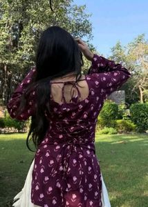 Elegant Ethnic Kurta with Skirt