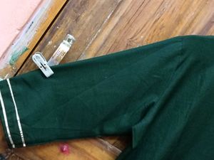1-TimeUsed New Elegant Green Kurta Without Tag