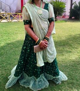 Emerald Green Lehenga Choli Set