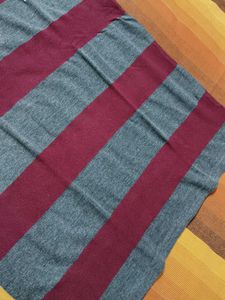 Mast &amp; Harbour Men Grey Red Striped Polo Tshirt