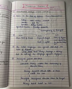 Complete History Notes Handwritten