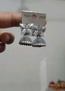 Butterfly Jhumka Earrings