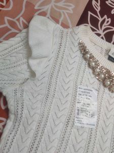Girls&#39; Embellished Knit Sweater