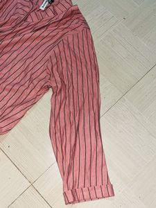Striped Pink Tunic Top