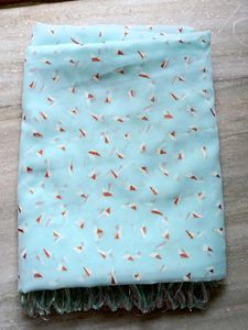 New-Sky Blue Saree