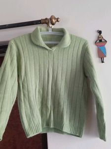 Green Knit Sweater