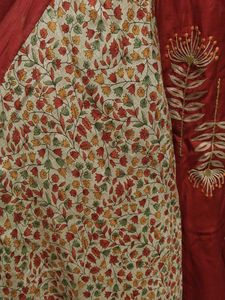 Kalamkari Print Full Long Gown Ful Flair