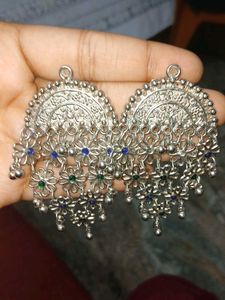 jewellery set  of oxidised silver