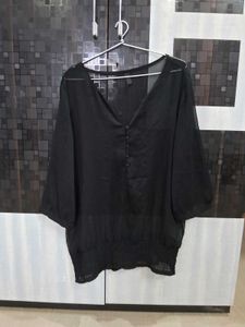 Black Blouse with Tank Top