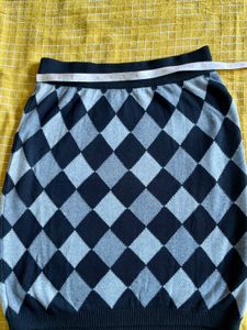 Argyle Mini Skirt