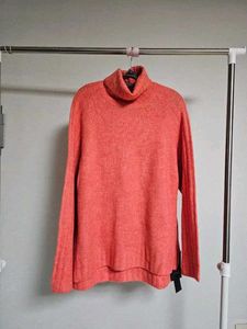Branded Coral Turtleneck new Sweater