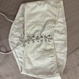 White Corset Top