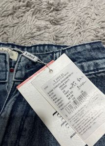 New W Tags Ritu Kumar Straight Leg Denim