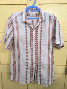 Patterned Short Sleeve Shirt