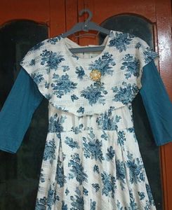 Floral Print Dress with Sleeves