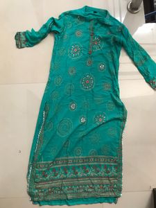 Newly Purchased Sea Green Kurti