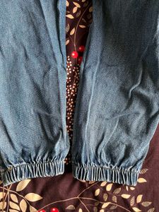 Vintage Elastic Waist Jeans