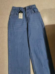 Stylii Blue Wide Leg Jeans