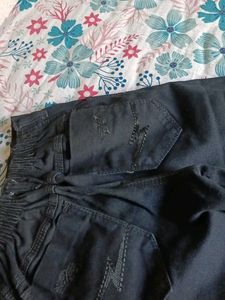 Dark Black Jeans