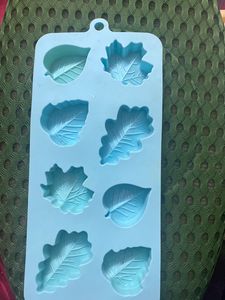 6 Pack Leaves Silicon Candy & Resin Mould