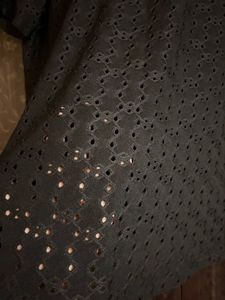 Eyelet Detail Top