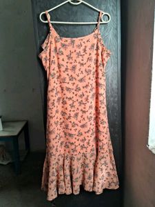 Floral Print Layered Dress