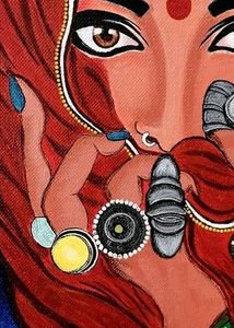 Beautiful Indian Women Folk Artwork
