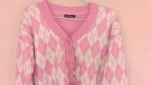 Pink Crop Sweater