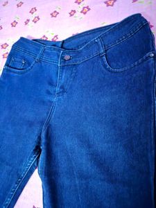 Dark Blue Denim Jeans