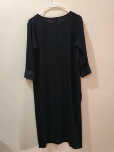 NEERUS Elegant Black kurta