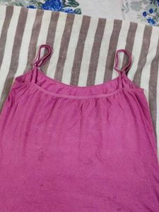 New Solid Pink Camisole Slip