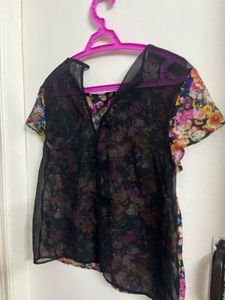 🌸🌼Floral Collar Top