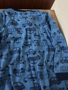 Cute Car Print fleece Onesie