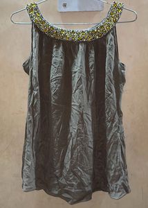 Beaded Sleeveless Top