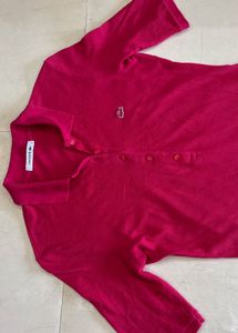 Pink Lacoste Polo Dress