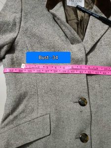 Classic Blazer with Velvet Collar