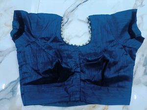 Stiched Blue Blouse