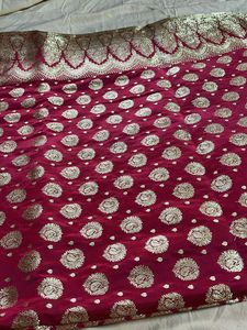 Elegant Banarasi Silk Saree with blouse piece