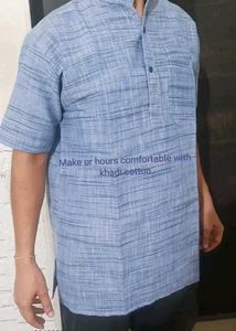combo of 2 khadi cotton short kurta