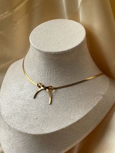 Bow Neckchain Anti-tarnish