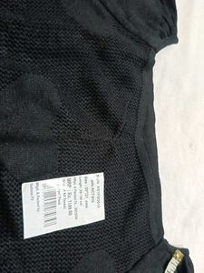 Black Knit Top