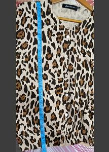 Designer Animal Print Cardigan
