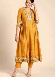 Yellow Mustard Kurta set