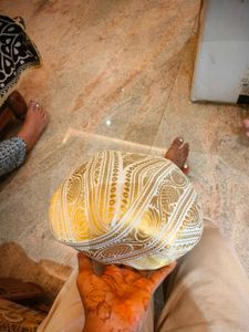 Ornate Gold &amp; White Hat 😍