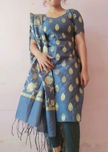 Banarashi Kurti Set