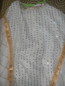 Elegant Sky Blue Salwar Suit Set