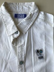 Jack &amp; Jones White Shirt For 8 -9 Years Boys
